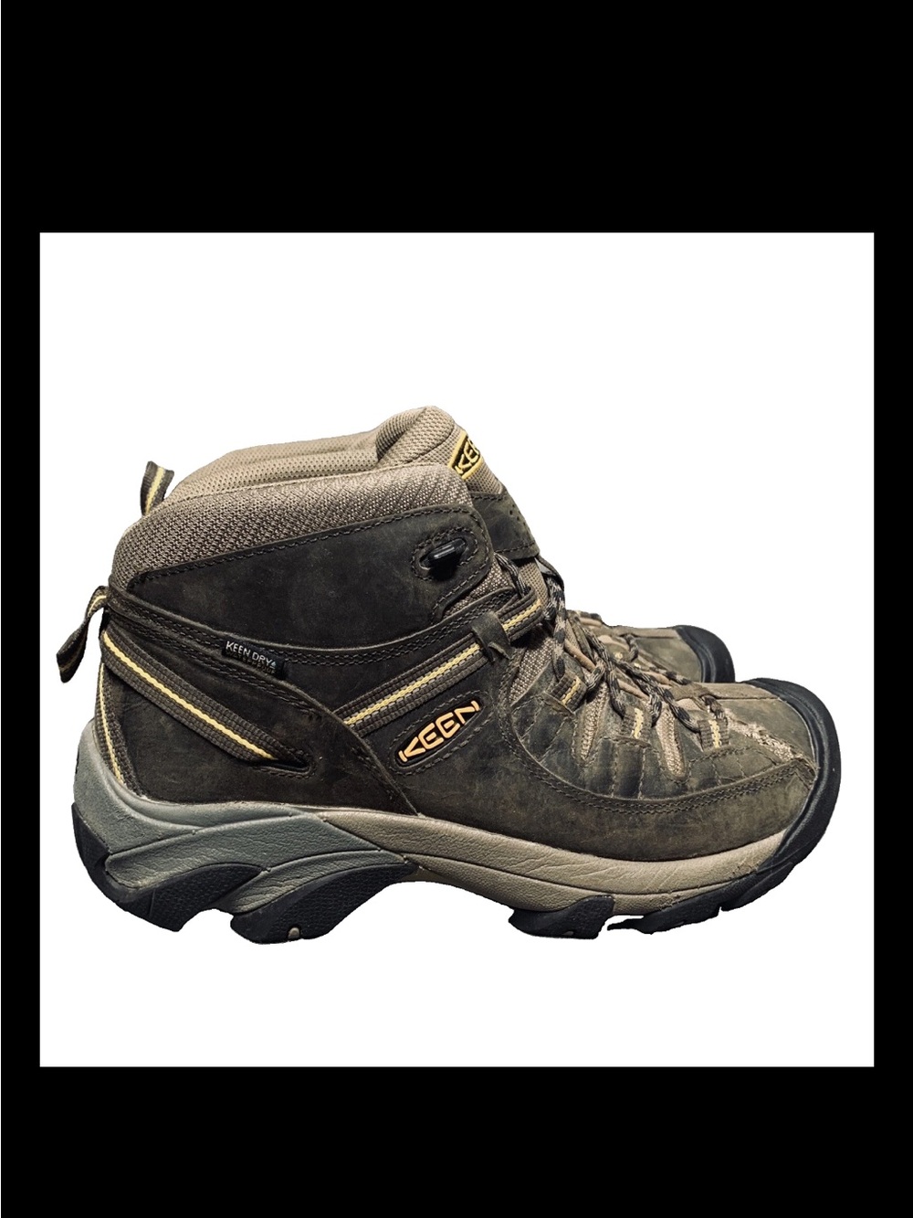 Keen Targhee 2 Mid Brown/Beige 1002375 Hiking Boots Mens Waterproof Size US 12